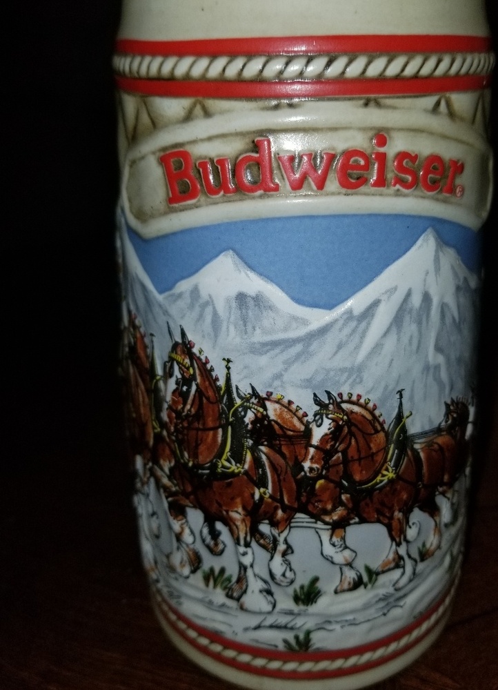 Budweiser collectors stein
